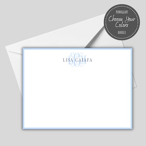 Monogrammed Notecards - Personalized Notecards - Monogrammed Thank You Notes - Personalized Thank You Notes - Ladies Personalized Stationery