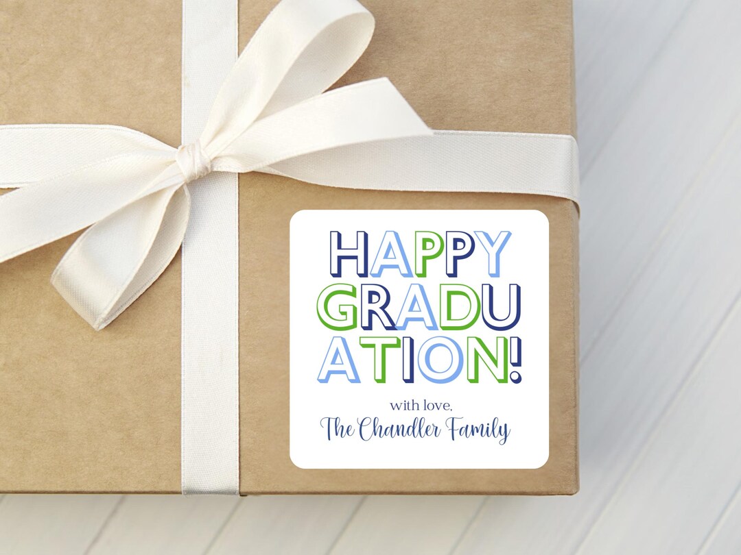 Personalized Graduation Gift Stickers - Class of 2025 Gift Stickers ...