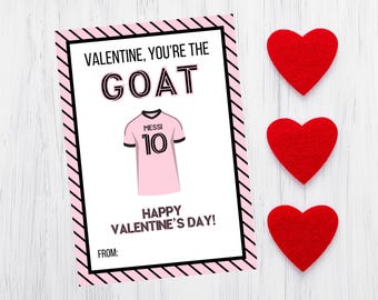 Valentijnskaart GEIT: Messi Soccer Valentine (digitale download)