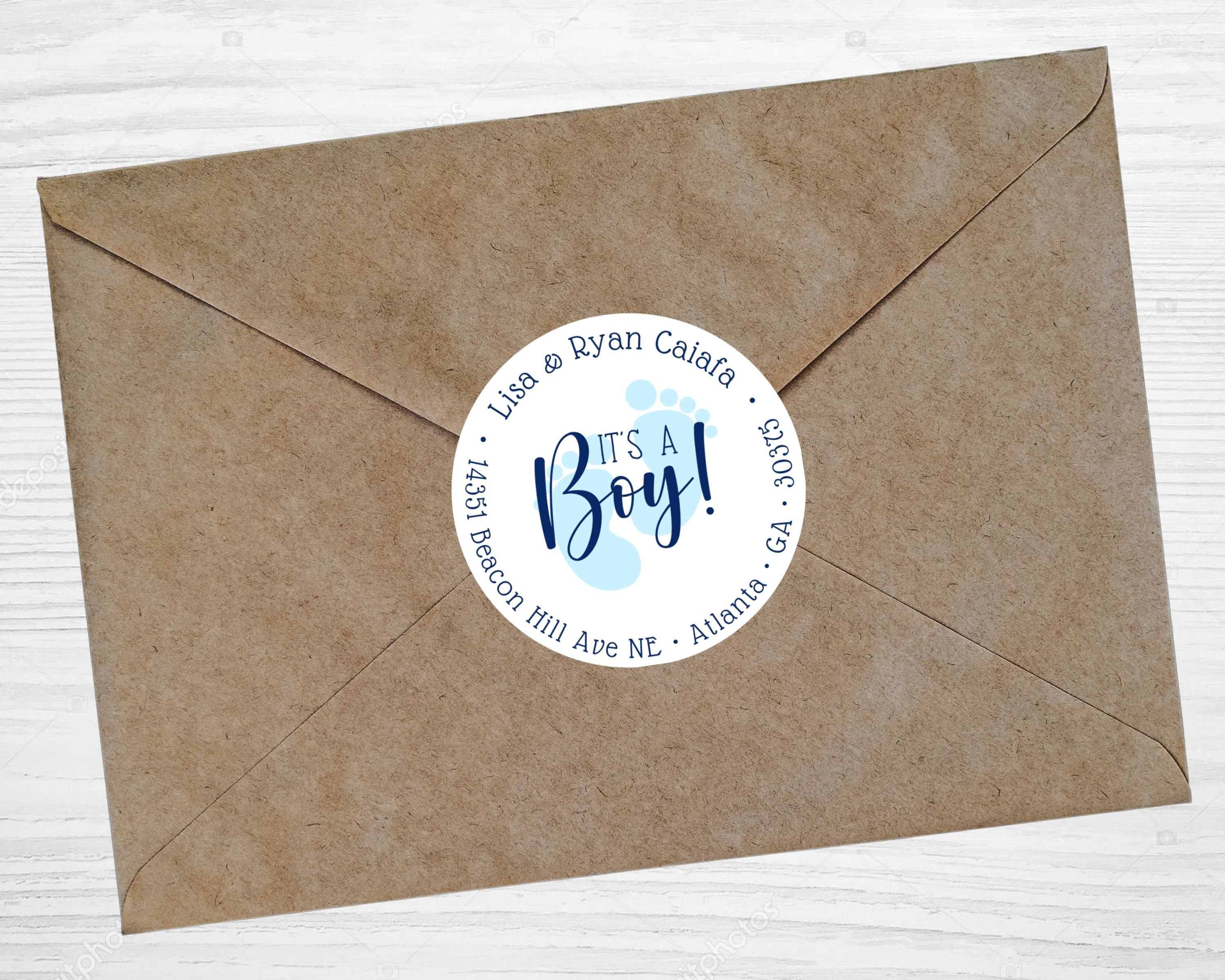 It's a boy address labels