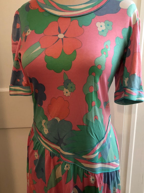 Vintage AVERARDO BESSI Cotton Day Dress with Metal