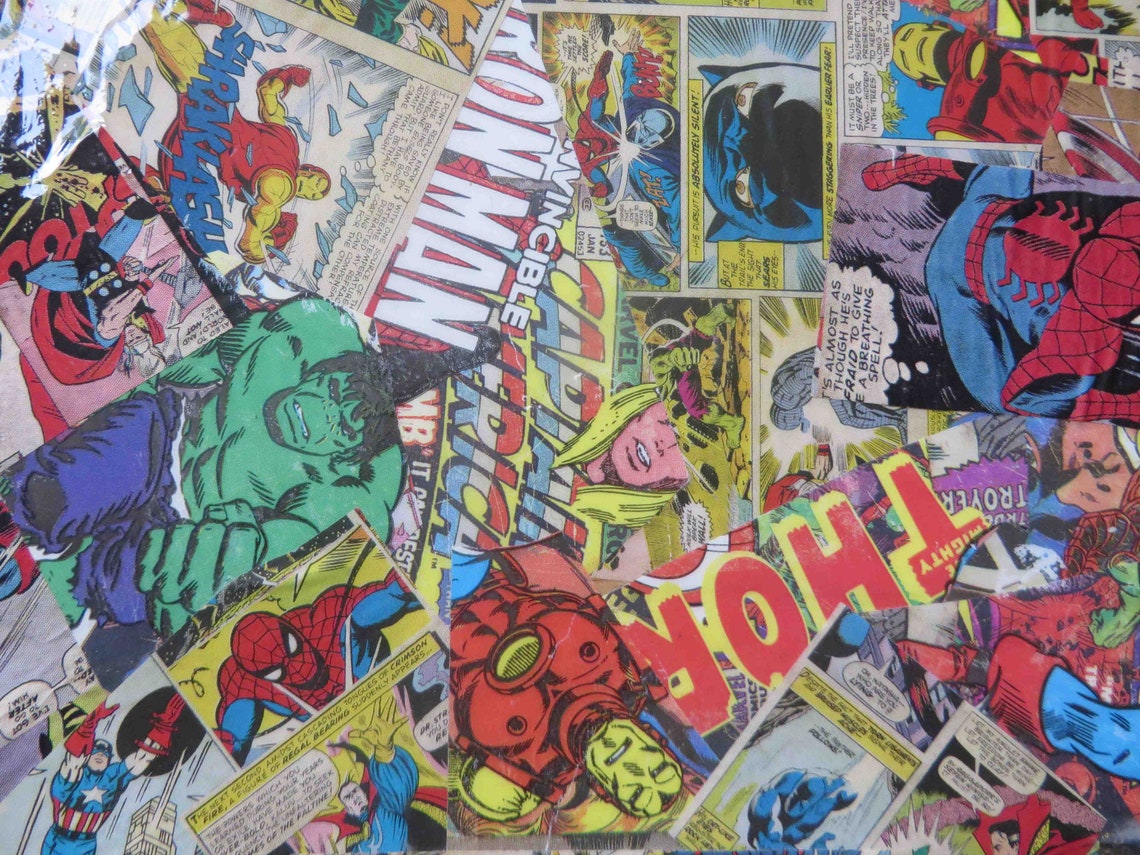 Marvel Pair of Placemats - Etsy