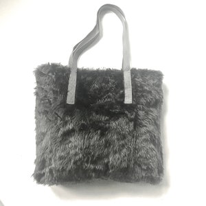 Handmade ‘Ursula’ Faux Fur Tote Bag
