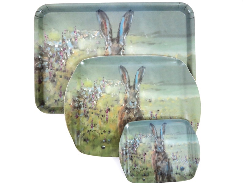 Jacqui Joseph Designs Sunrise Hare Serving Tray
