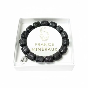 Bracelet Tourmaline black - Stones pépites