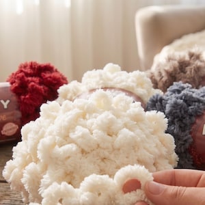Alize Puffy Furlove Soft Faux Fur Loop Yarn Finger Knitting Thick Chenille Blanket Plush