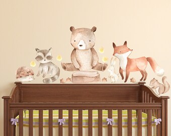 forest decal nursery