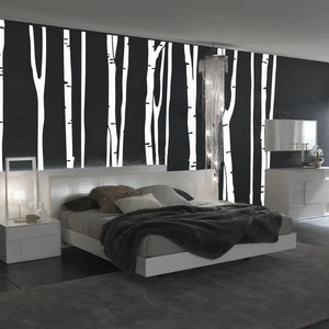 Large Wall Birch Tree Decal Forest Kids Vinyl Sticker Removable (9 ...