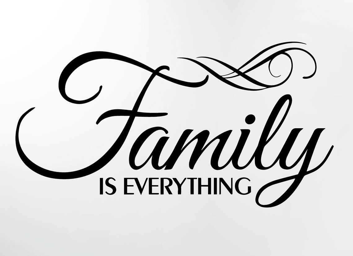 Family is Everything Quote Words Vinyl Wall Decal Sticker Home - Etsy