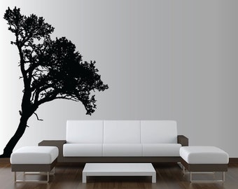 Large Wall Tree Decal Forest Deco Vinyl Sticker Highly Detailed Removable Nursery 1118 (9 feet tall)