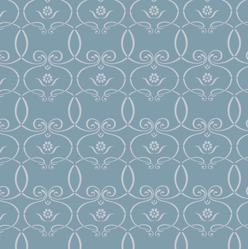 Large Wall Damask STENCIL Pattern FAUX MURAL 1051 - Etsy