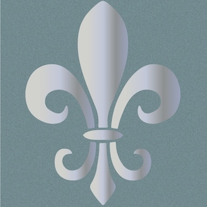 Large Wall Fleur De Lis Damask STENCIL Pattern FAUX MURAL 0003