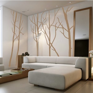 Large Wall Tree Decal Forest Kids Vinyl Sticker Removable 1115 (8 Foot ...