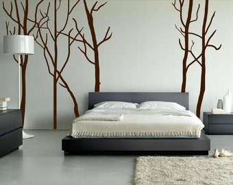 Large Wall Tree Decal Forest Kids Nursery Vinyl Sticker Removable 1115 (7 foot tall)