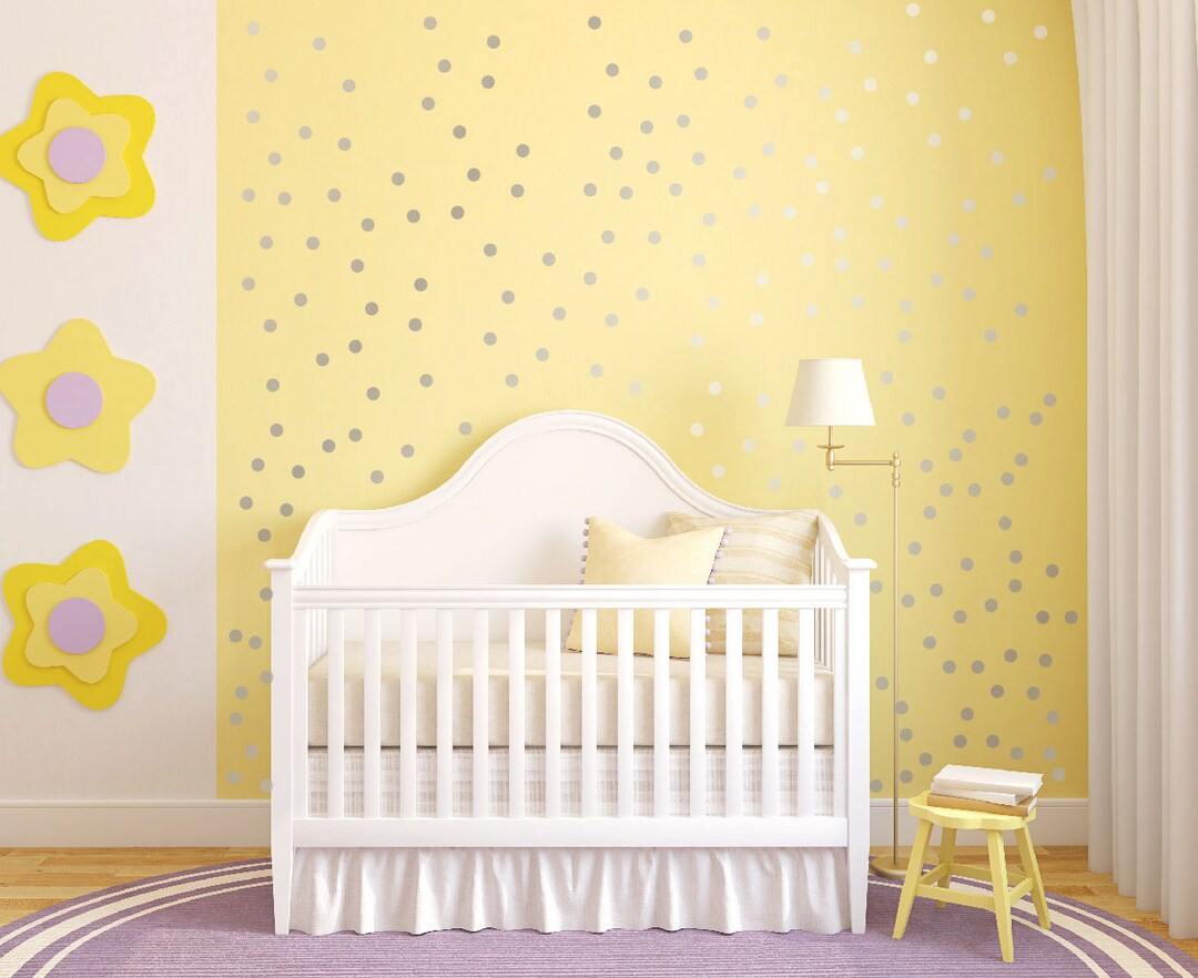 Polka Dot Wall Decal Nursery Kids Room Peel and Stick Circle Sticker ...