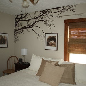 Large Wall Tree Nursery Decal Oak Branches Wall Art 1130 (9 feet wide)