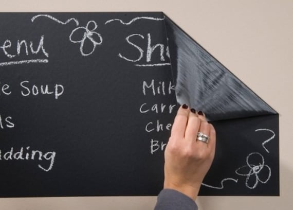 Buy Chalkboard Kitchen Wall Decal Sign Kids Drawing Board Peel and