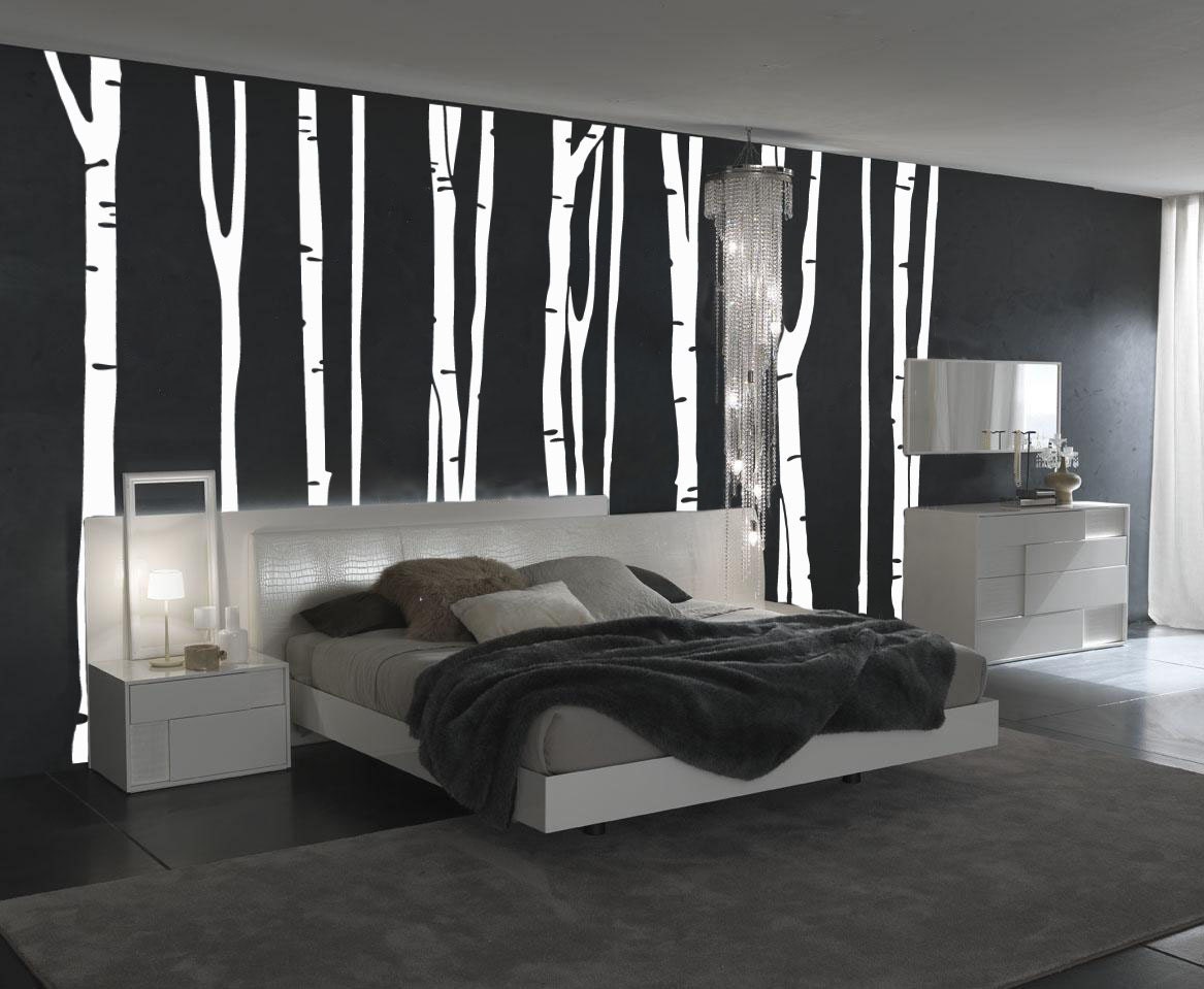 Large Wall Birch Tree Decal Forest Kids Vinyl Sticker Removable (9 ...