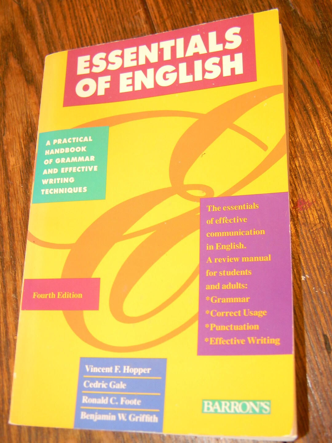Essentials　Series　Educational　of　1990　English　Barrons　Inc　Etsy