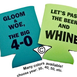 40th Birthday Cozie Stock Design image 1