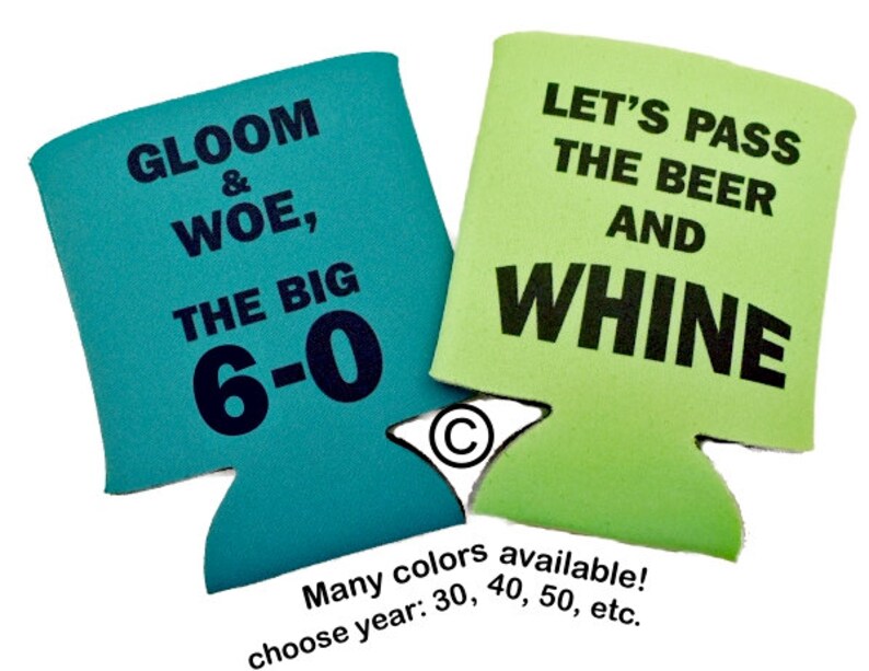 40th Birthday Cozie Stock Design image 5