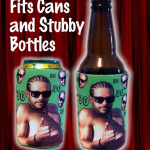 10 can cooler personalized photo cosie picture bottle cooler face can cooler slim can cooler faces image 1