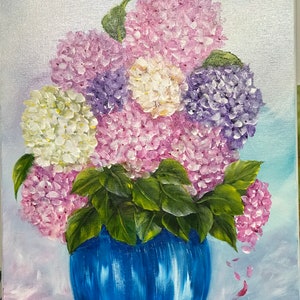 Hydrangea - Acrylic painting