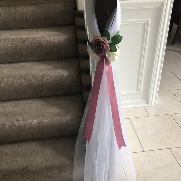 Aisle decoration,Chair decoration, Wedding Pew Decorations, Ceremony Decoration, Pew Decorations ,Wedding Decor Aisle Pew Hangers