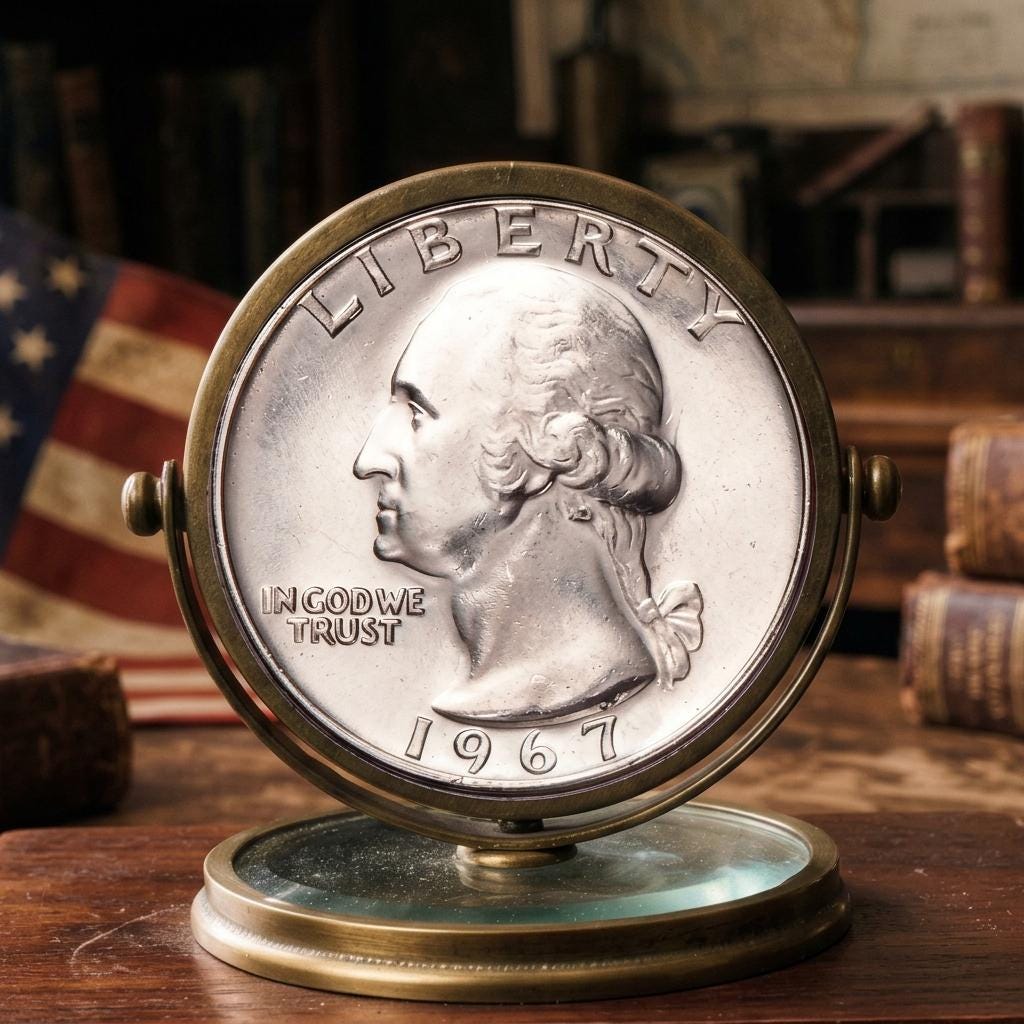 【中古】地下のアメリカ (1967年) 1967 quarter dollar - Etsy 日本