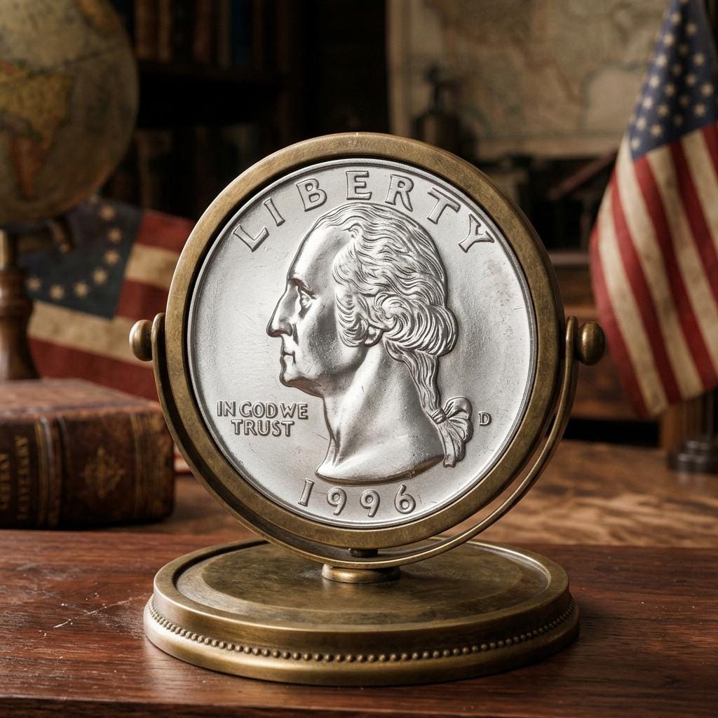 Quarter dollar 1996 - Etsy 日本
