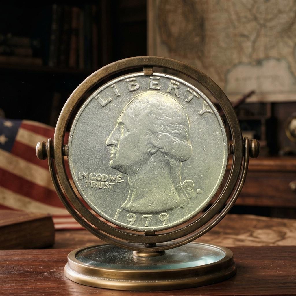 Quarter dollar 1979 - Etsy 日本