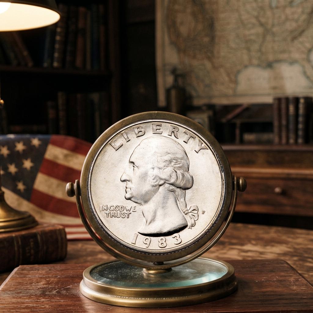Quarter dollar 1983 - Etsy 日本