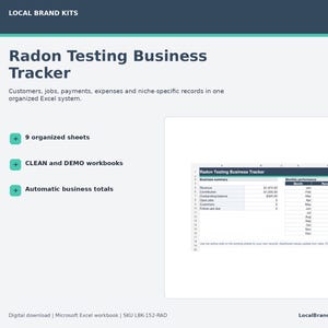 Radon Testing Excel Tracker, Device Deployment, Results and Reports