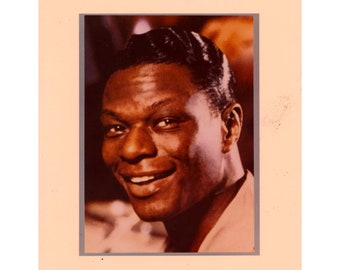 Nat King Cole Photograph (Color) 8 by 10 Inches