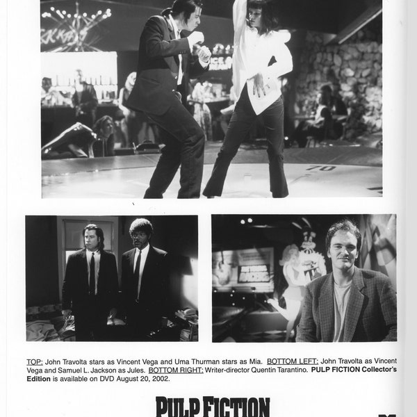 Pulp Fiction Publicity Image     8 by 10 Inches
