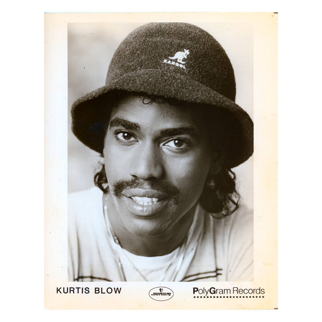 Kurtis Blow Publicity Photo 8 by 10 Inches B&W - Etsy