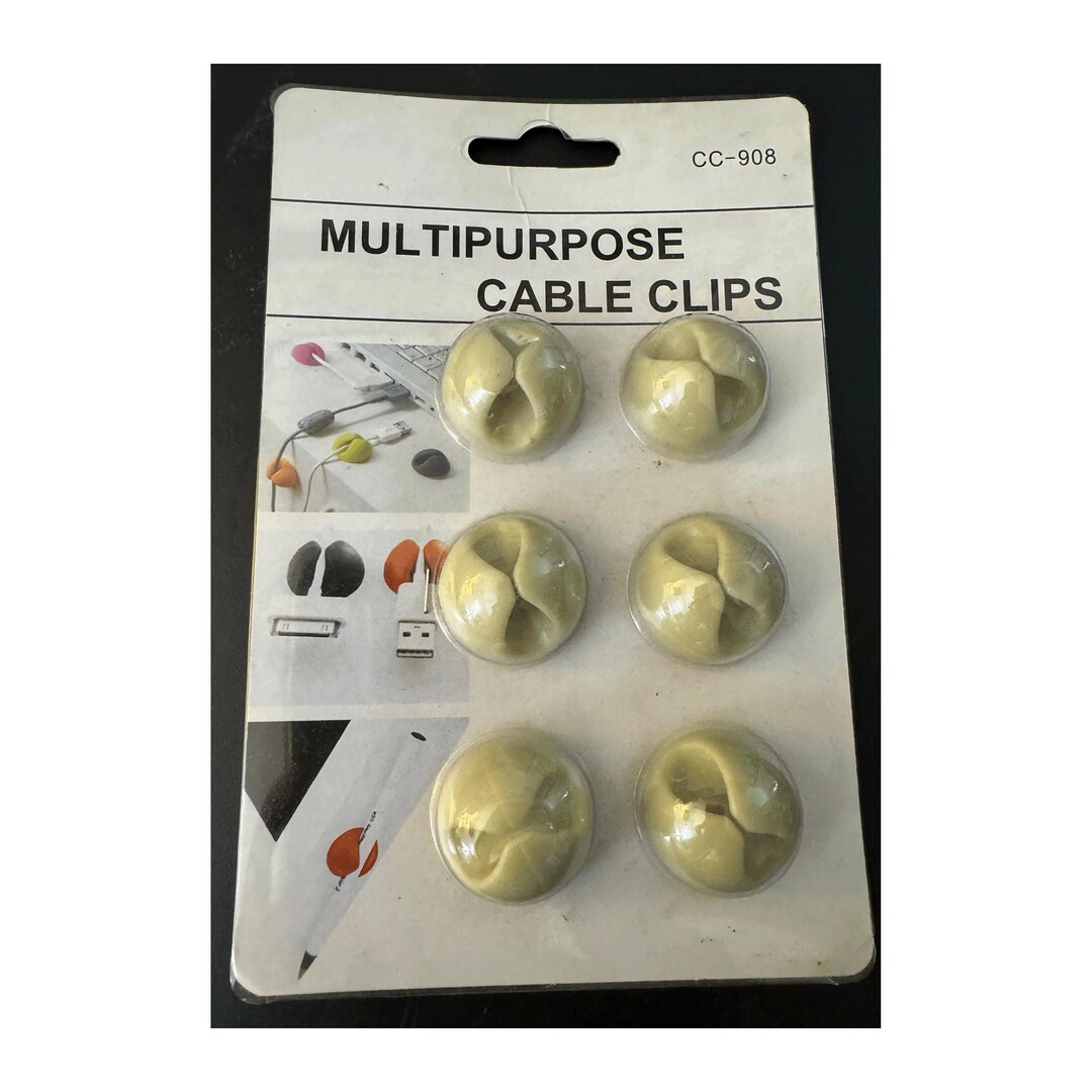 Six Multipurpose Cable Cups - Etsy