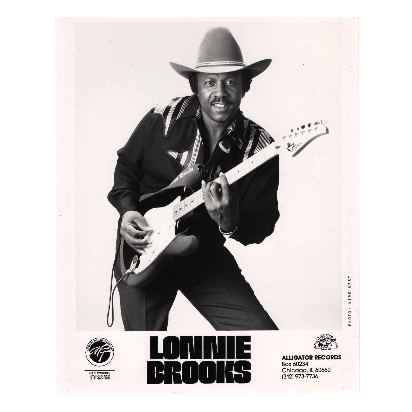 Lonnie Brooks Publicity Photo 8 by 10 Inches Etsy