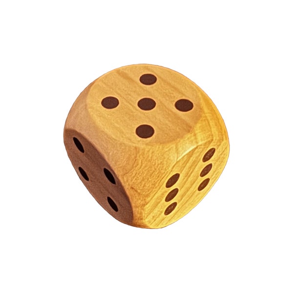 Single Wooden Di  (1 square inch)