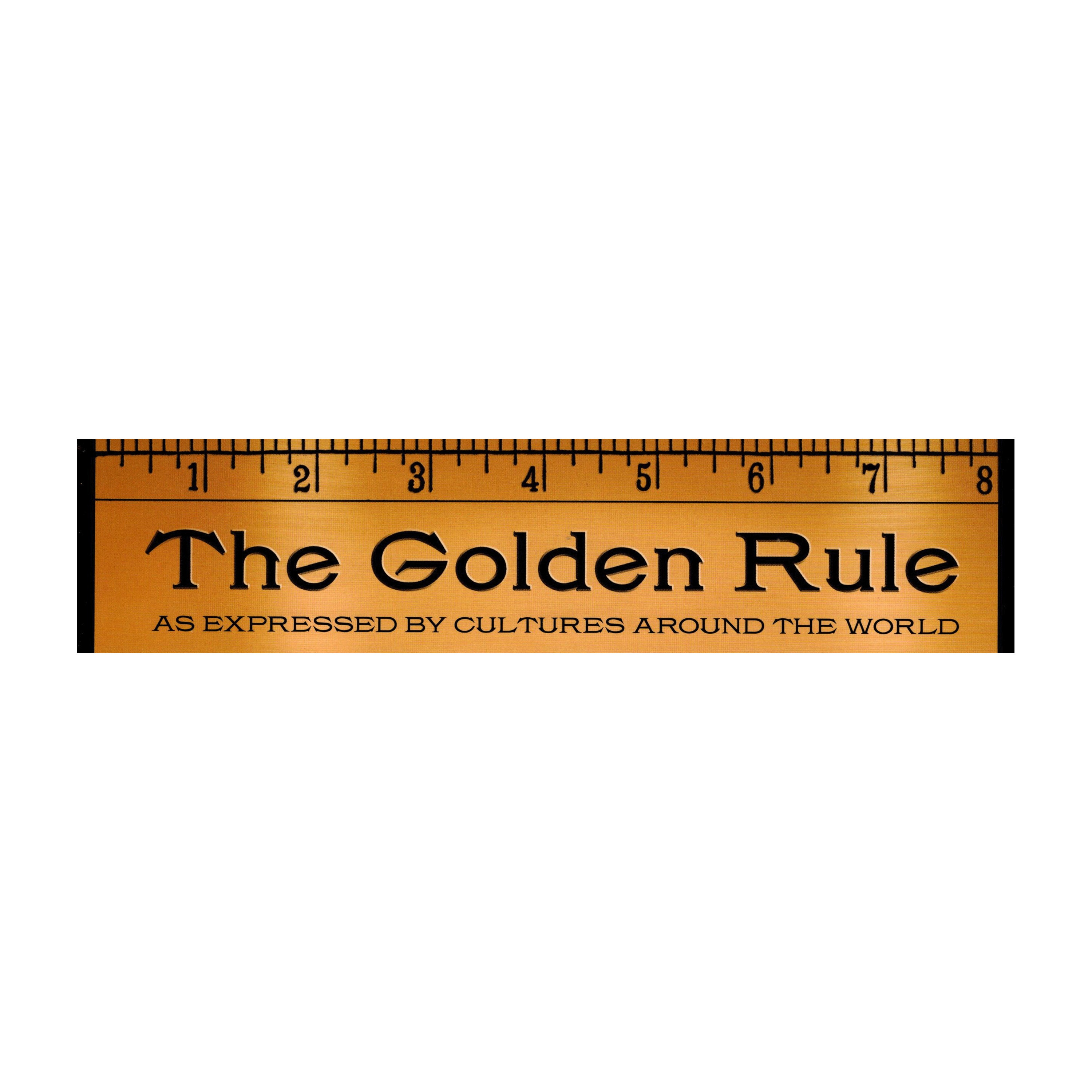 Golden Rules Sign Or Stamp On White Background, Vector