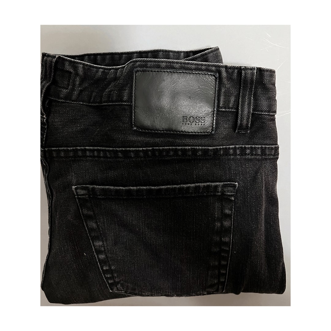 Hugo boss black jeans mens cheap