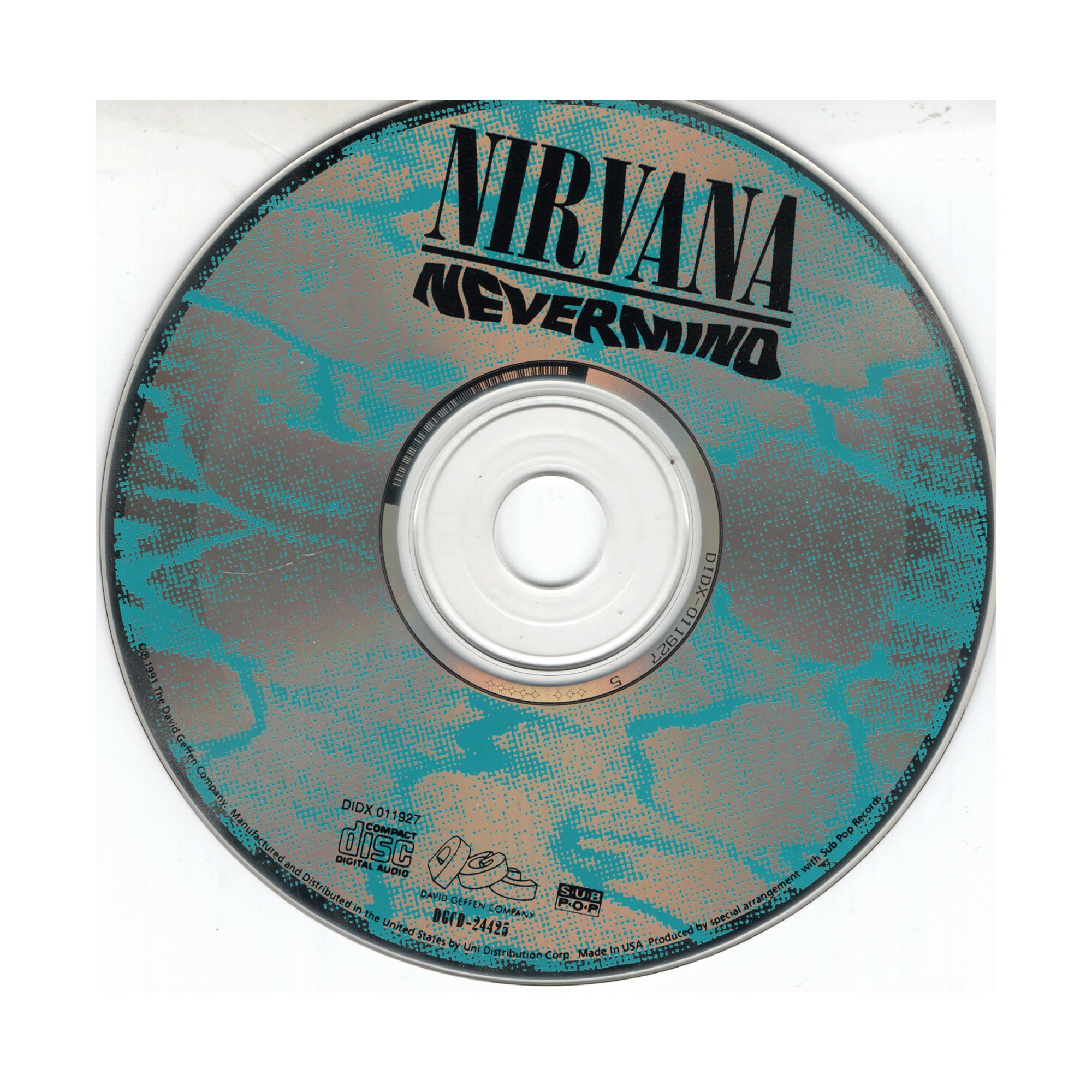CD: Nirvana--nevermind--no Cover or Tray Card - Etsy