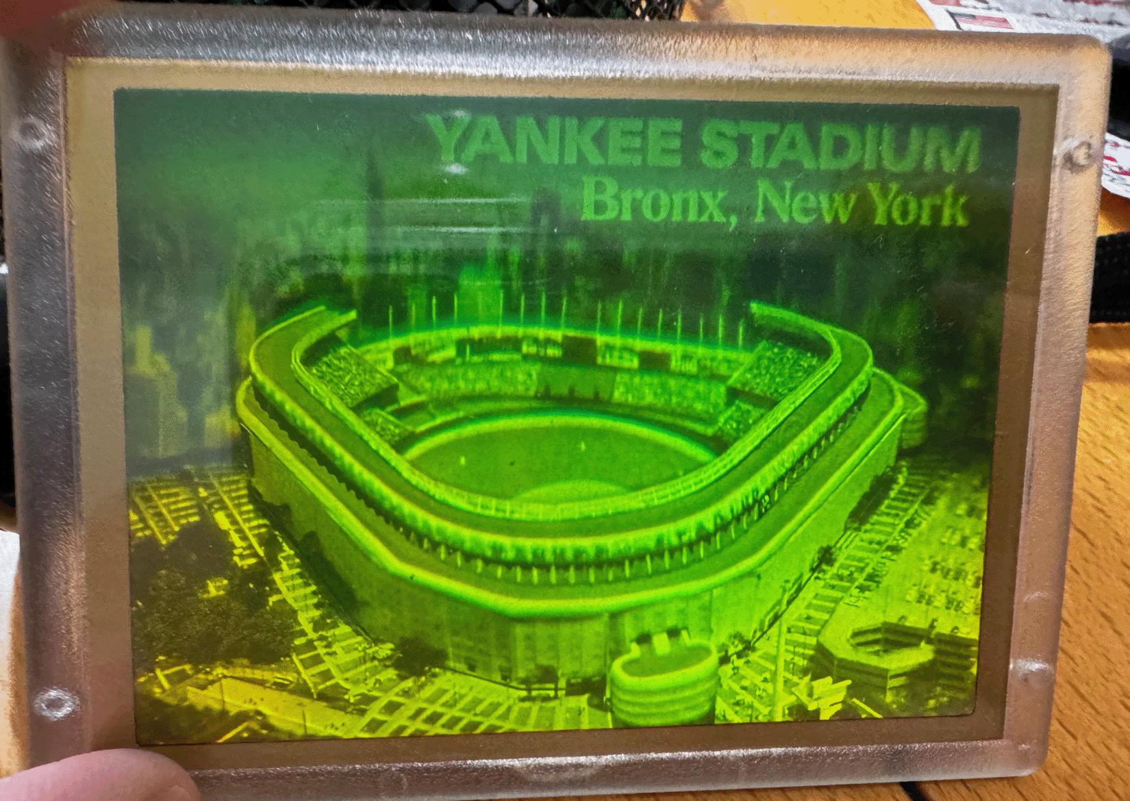 Ltd. Edition Yankee Stadium 3-laser Card by Blockbuster