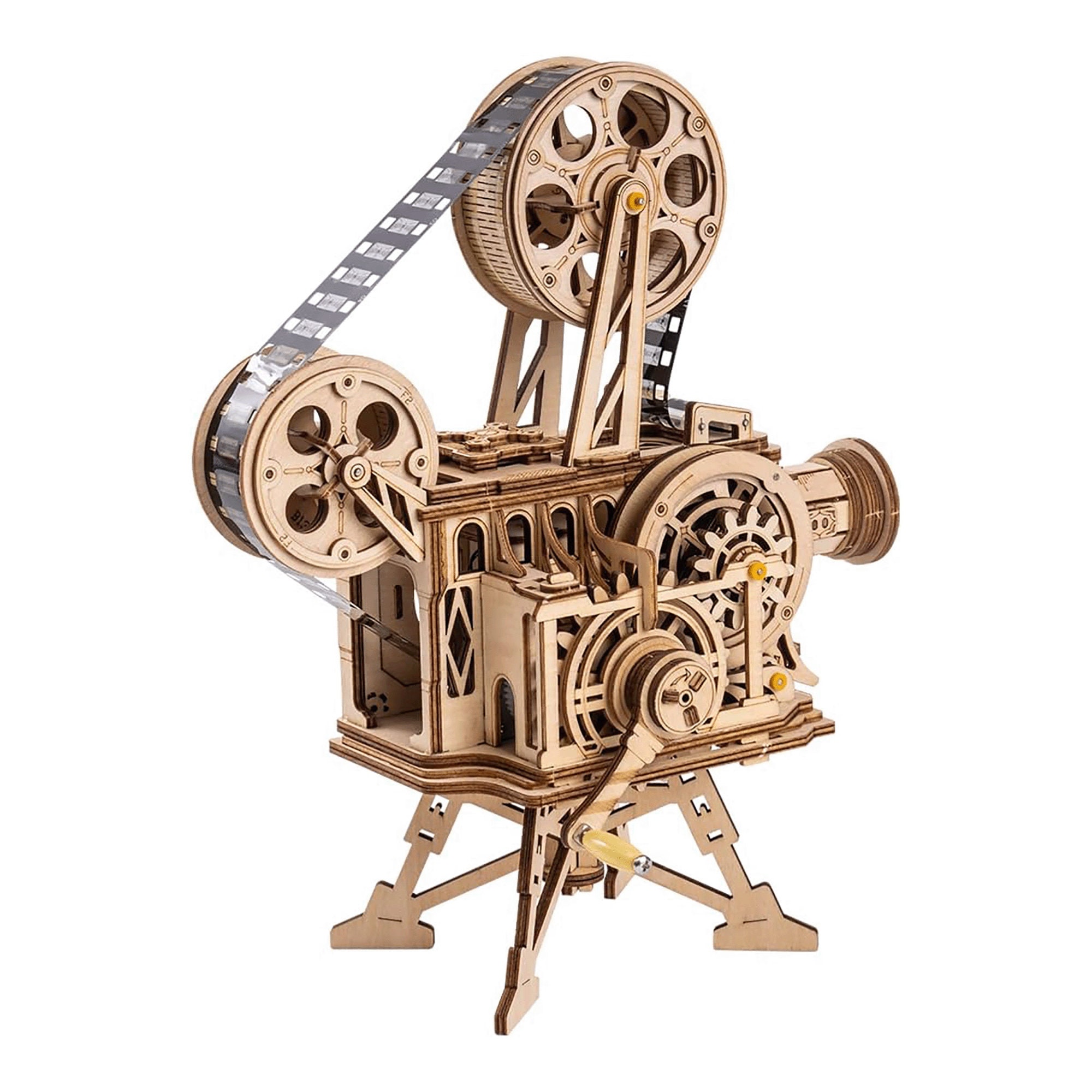 Rokr Vitascope Mechanical Movie Projector Wooden Kinetic Model Kit new ...