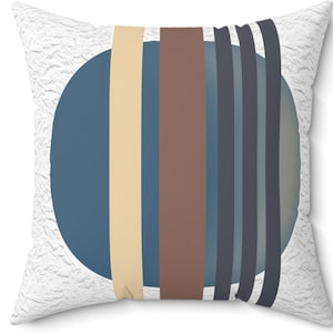 Minimalist Japandi Square Pillow for a Cozy Modern touch