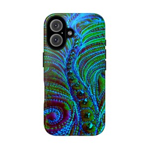 Artistic Phone Case - Vibrant Nature Inspired Tough Case, Unique Gift for Tech Lovers, Birthday, Holiday, Colorful Protection