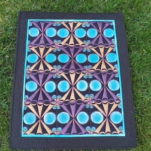Painted fiber art quilt wall hanging art quilt hand painted quilt