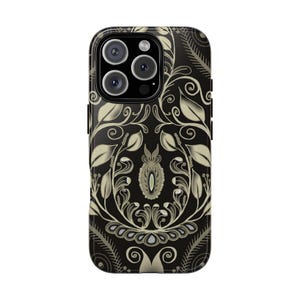 Custodie per telefono, cover resistenti con motivo floreale Art Déco per iPhone, Samsung, finitura opaca lucida, accessori tecnologici, cover protettive, design di custodie unici