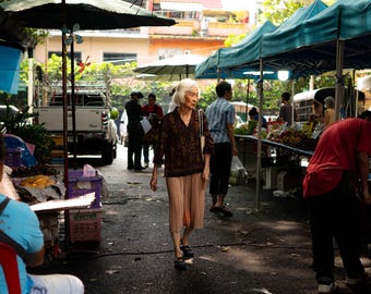 Market Day in Bangkok | Thailand Street Photography | Fine Art Travel Print