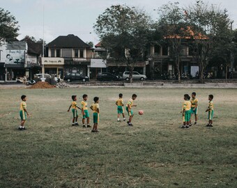 Schoolchildren Playing in Ubud | Bali Street Photography | Documentary Fine Art Print